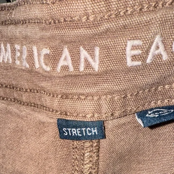 American Eagle Brown Wide Leg Petite Jeans - Picture 4 of 5